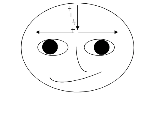 Esquema de movimientos sobre el rostro